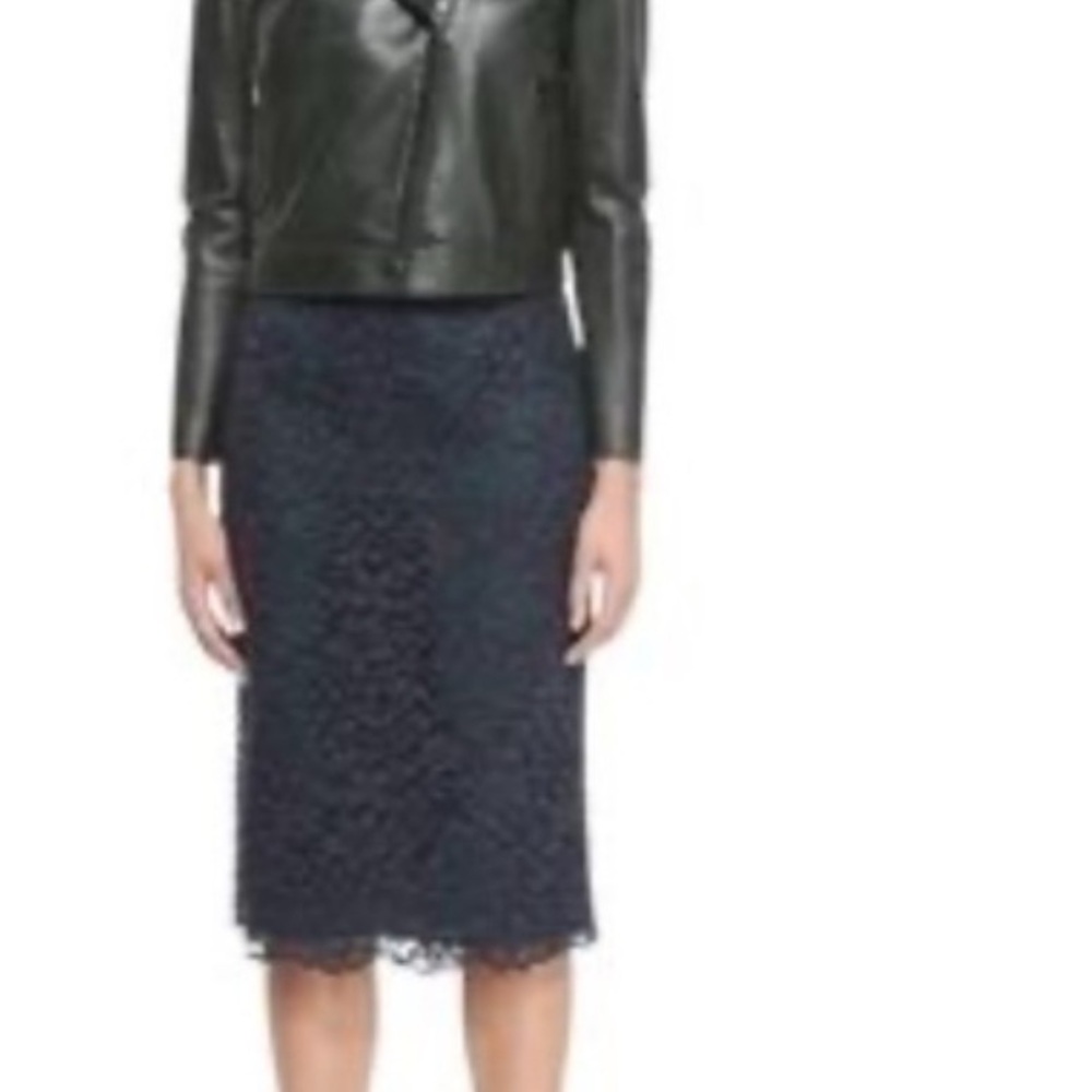 Tory Burch navy lace skirt 2